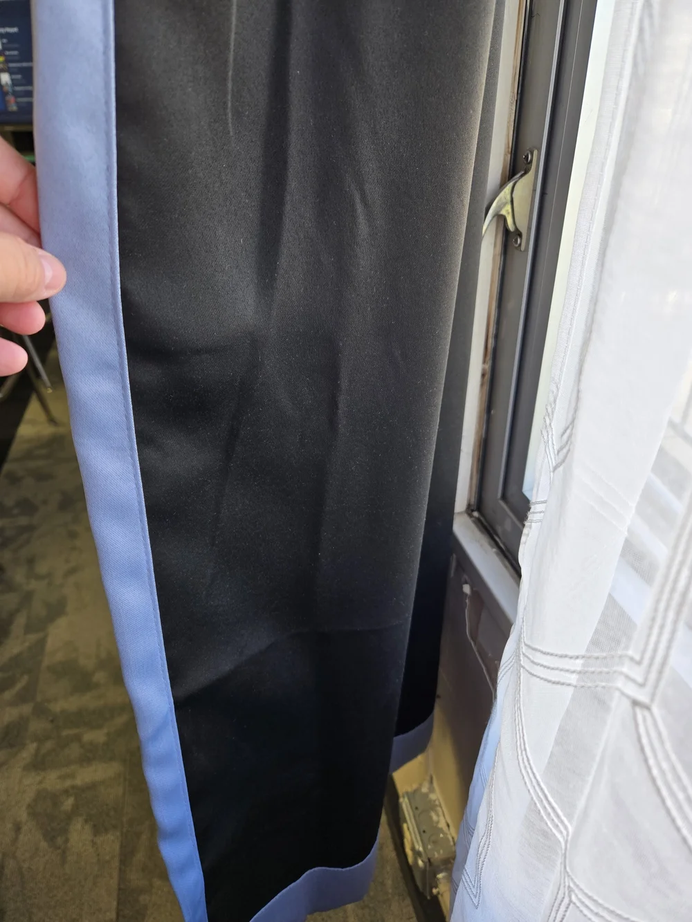 Mainstays Blue Quartz Window Curtain Panels 30x63 Set Of 2 Panels - Picture 4 of 4